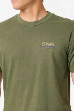 Tees & Tanks^O'Neill O'Riginals Wordmark Relaxed Fit Tee - | clover