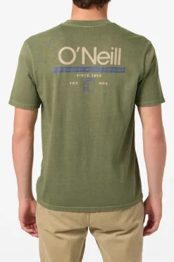 Tees & Tanks^O'Neill O'Riginals Wordmark Relaxed Fit Tee - | clover