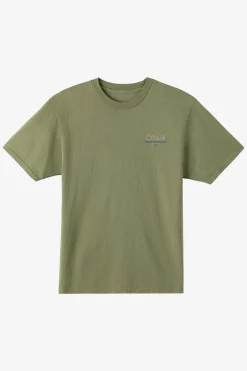 Tees & Tanks^O'Neill O'Riginals Wordmark Relaxed Fit Tee - | clover