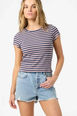 New Arrivals|Tops^O'Neill O'Riginals Yarn Dye Baby Tee deauville mauve
