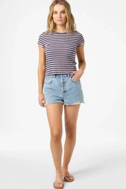 New Arrivals|Tops^O'Neill O'Riginals Yarn Dye Baby Tee deauville mauve