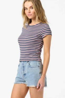 New Arrivals|Tops^O'Neill O'Riginals Yarn Dye Baby Tee deauville mauve