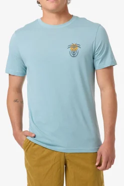Tees & Tanks^O'Neill Palm Throne Classic Tee Standard Fit Tee - | stone blue