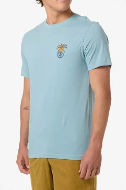 Tees & Tanks^O'Neill Palm Throne Classic Tee Standard Fit Tee - | stone blue
