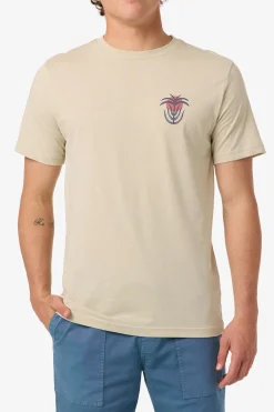 Tees & Tanks^O'Neill Palm Throne Classic Tee Standard Fit Tee - | lt khaki