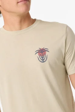 Tees & Tanks^O'Neill Palm Throne Classic Tee Standard Fit Tee - | lt khaki