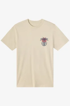 Tees & Tanks^O'Neill Palm Throne Classic Tee Standard Fit Tee - | lt khaki