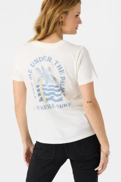Graphic Tees & Tanks^O'Neill Palm Tree Shore Tee - | winter white
