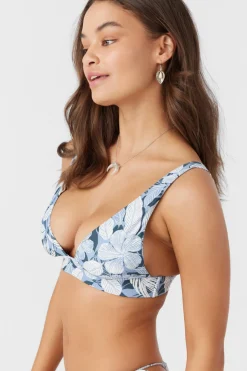 Bikini Tops^O'Neill Palmetto Tropical Cancun Bralette Top - | multi clr