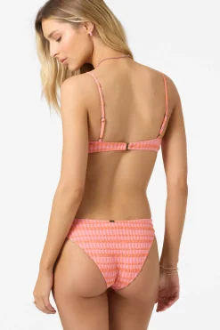 Bikini Tops^O'Neill Paradise Plaid Honopu Bra Top - | sachet pink
