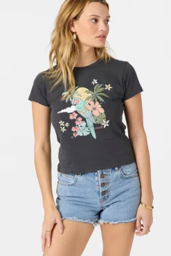 Graphic Tees & Tanks^O'Neill Parrot Drift Tee - | washed black