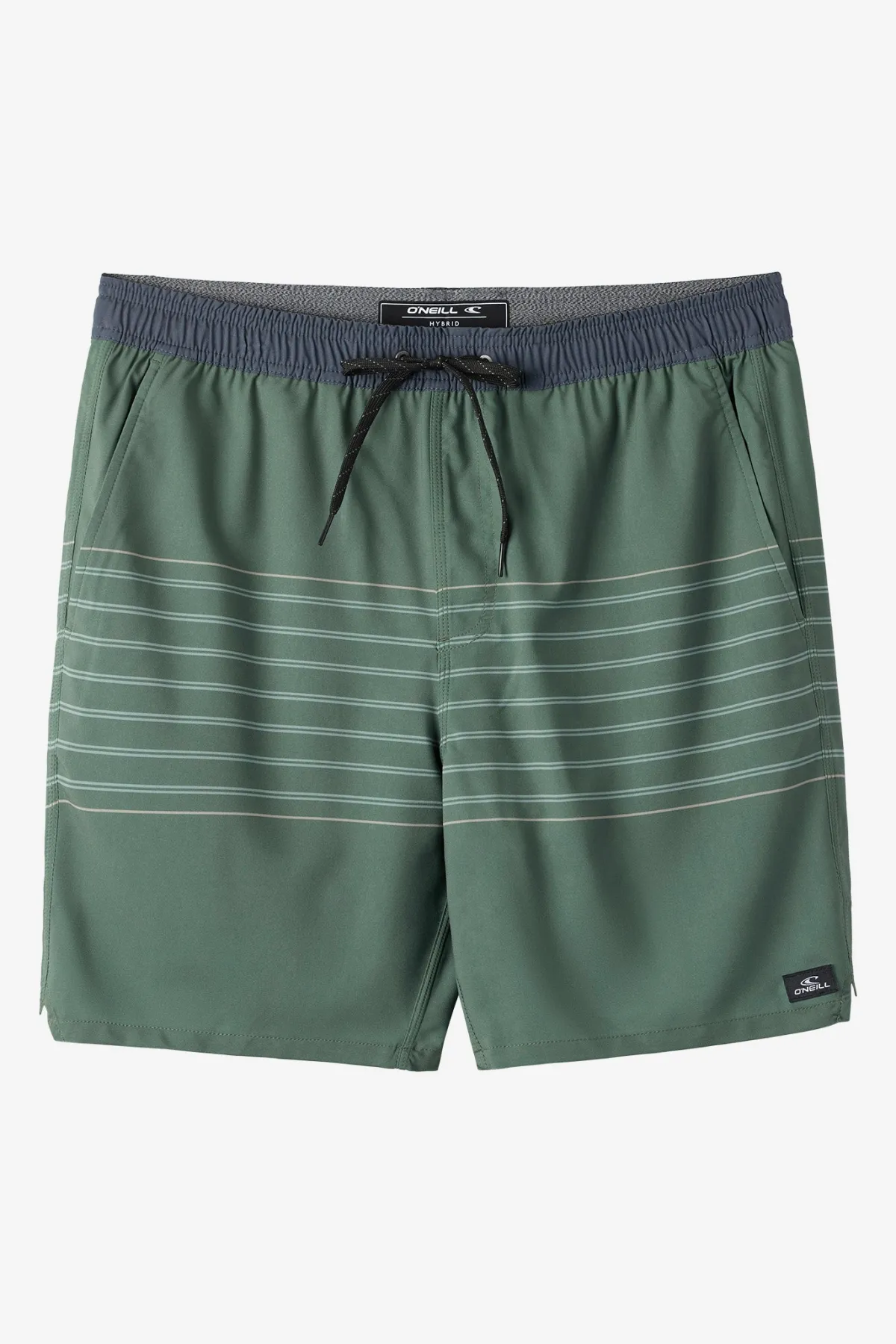 Shorts^O'Neill Perform Light Lined Elastic Waist 17" Hybrid Shorts - | dark olive