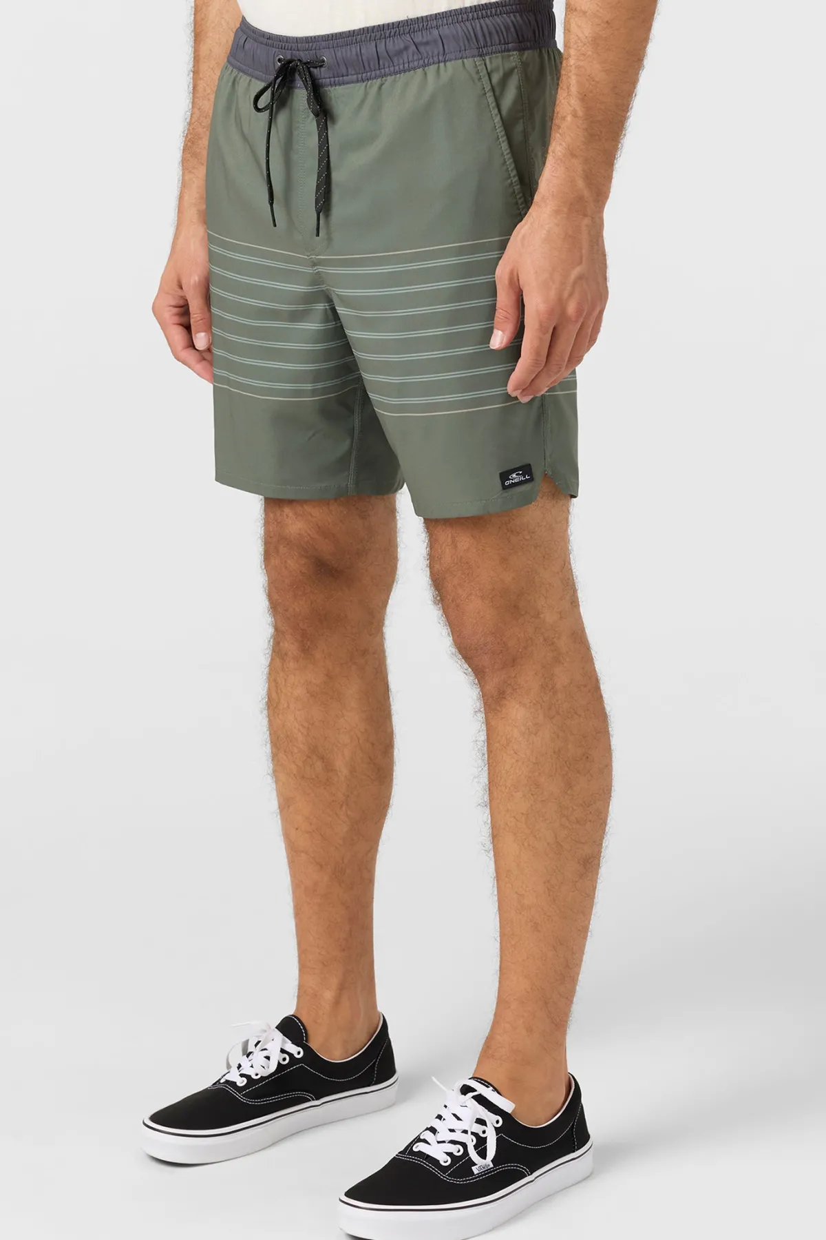 Shorts^O'Neill Perform Light Lined Elastic Waist 17" Hybrid Shorts - | dark olive