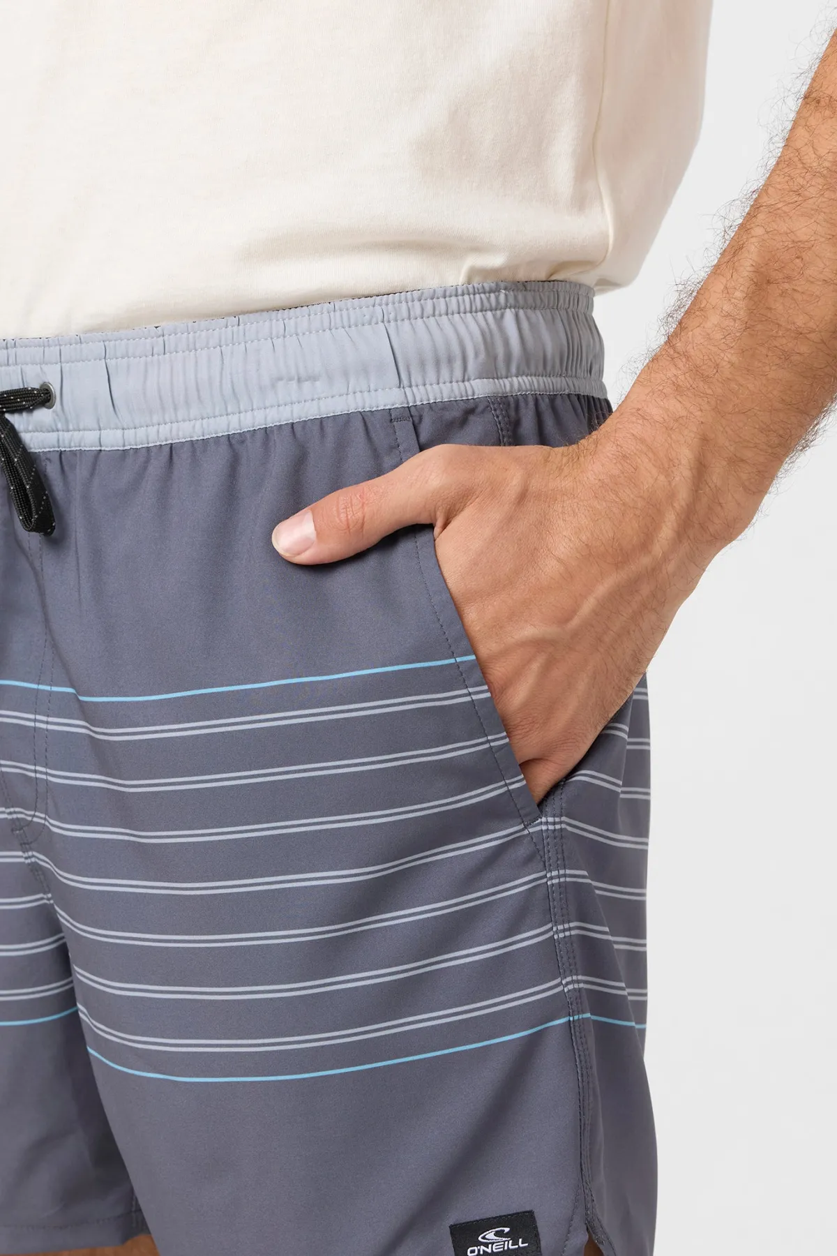 Shorts^O'Neill Perform Light Lined Elastic Waist 15" Hybrid Shorts - | graphite