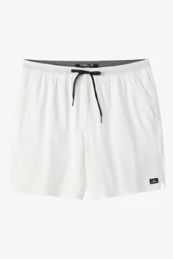 Shorts^O'Neill Perform Light Lined Elastic Waist 17" Hybrid Shorts - | white