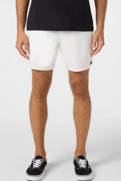 Shorts^O'Neill Perform Light Lined Elastic Waist 17" Hybrid Shorts - | white