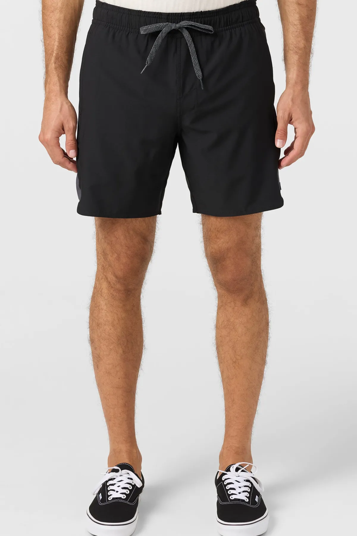 Shorts^O'Neill Perform Light Tech Panel Lined Elastic Waist 17" Hybrid Shorts - | black