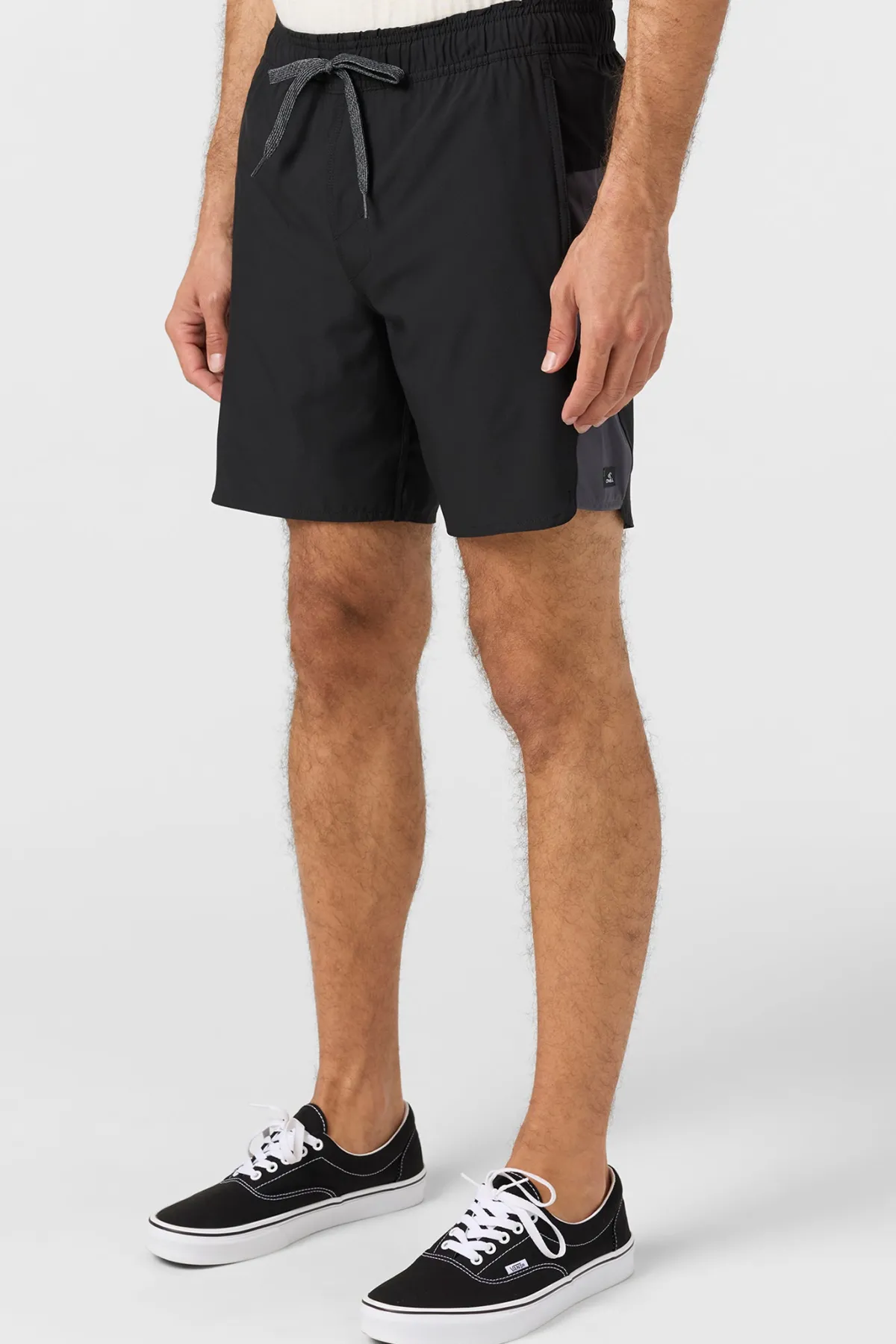 Shorts^O'Neill Perform Light Tech Panel Lined Elastic Waist 17" Hybrid Shorts - | black