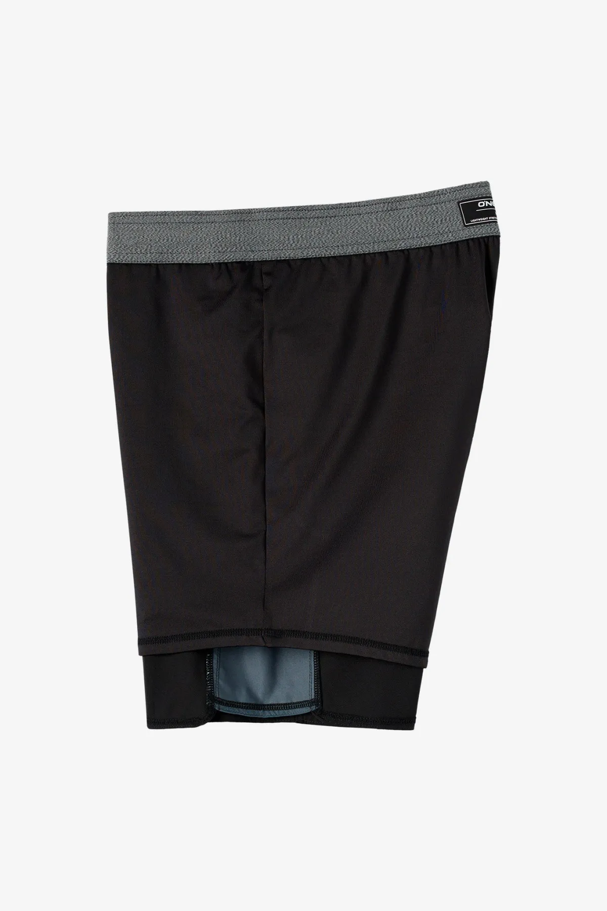 Shorts^O'Neill Perform Light Tech Panel Lined Elastic Waist 17" Hybrid Shorts - | black
