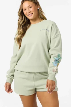 Sweaters, Hoodies & Fleece^O'Neill Petal Oversized Crew Crew Neck Fleece - | desert sage