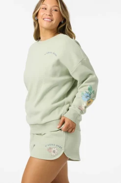 Sweaters, Hoodies & Fleece^O'Neill Petal Oversized Crew Crew Neck Fleece - | desert sage