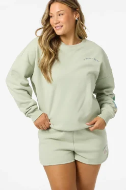 Matching Sets|New Arrivals^O'Neill Petal Oversized Crew Neck Fleece desert sage
