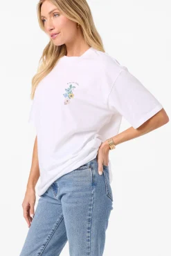 Graphic Tees & Tanks|New Arrivals^O'Neill Petal Oversized Tee white