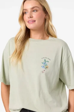 New Arrivals|Graphic Tees & Tanks^O'Neill Petal Oversized Tee - | desert sage