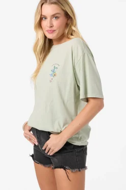 New Arrivals|Graphic Tees & Tanks^O'Neill Petal Oversized Tee - | desert sage