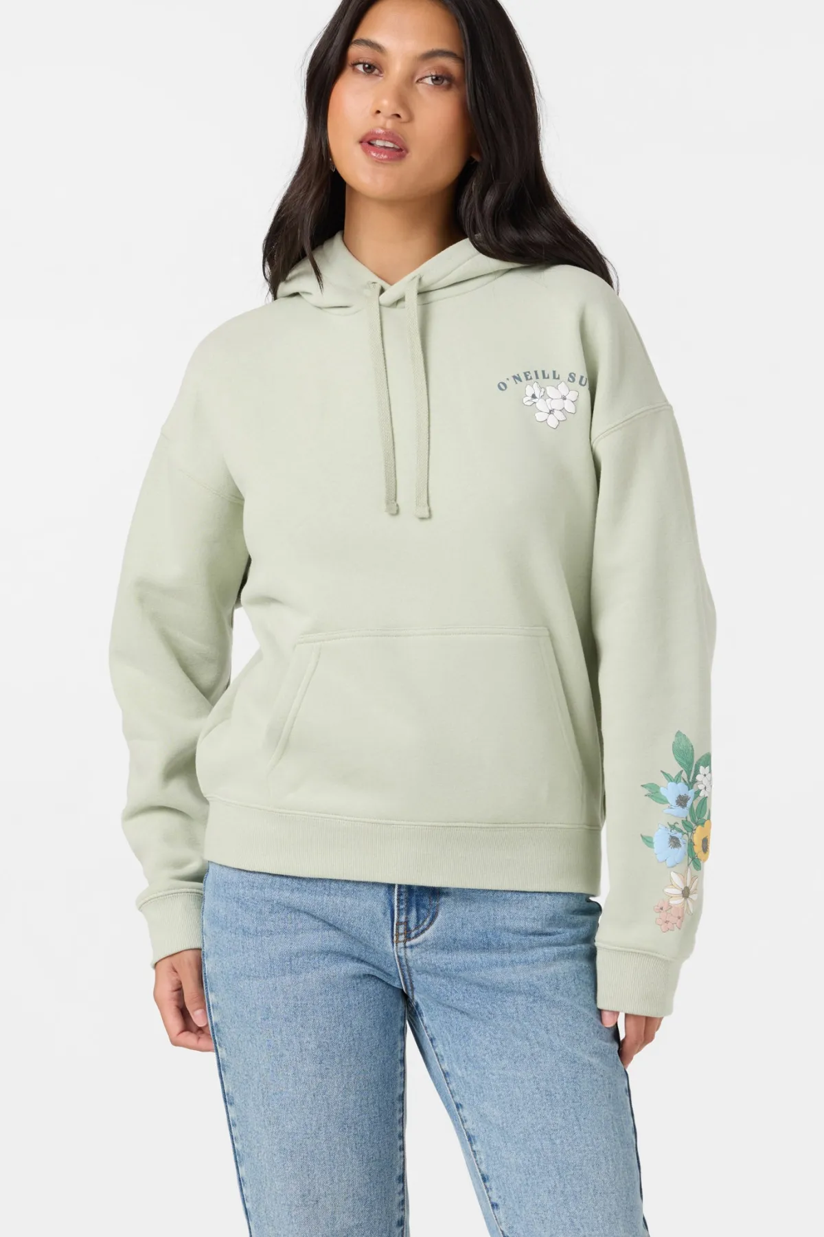 New Arrivals^O'Neill Petal Relaxed Hoodie desert sage