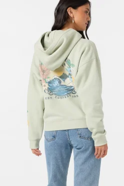 Sweaters, Hoodies & Fleece^O'Neill Petal Relaxed Hoodie Pullover Fleece - | desert sage