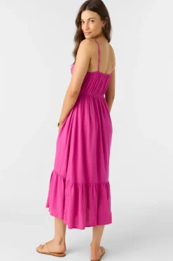 Dresses^O'Neill Pilar Midi Dress - | fuchsia
