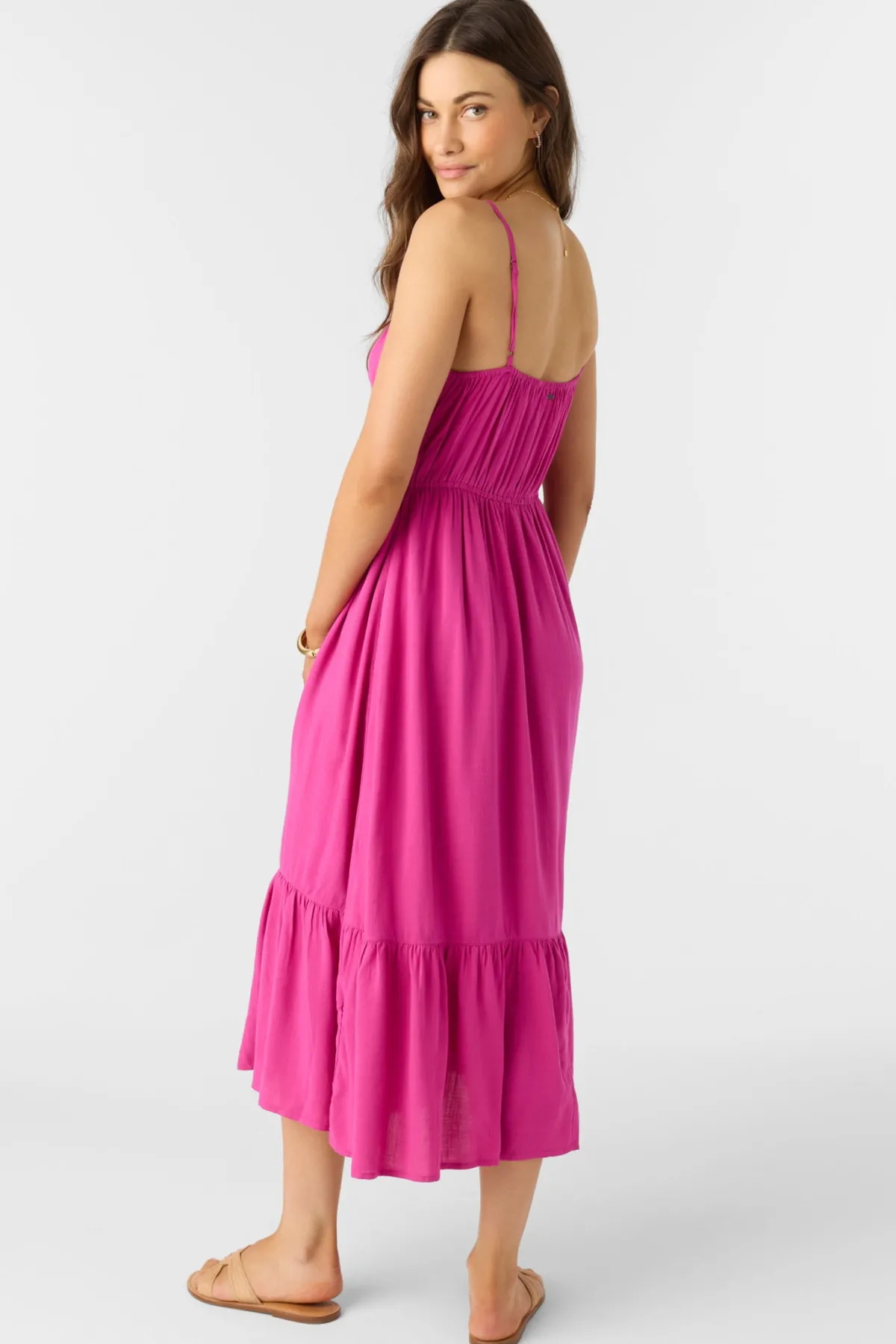 Dresses^O'Neill Pilar Midi Dress - | fuchsia