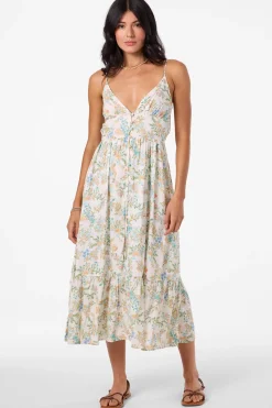Dresses^O'Neill Pilar Nayomi Floral Midi Dress - | winter white