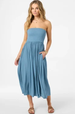 New Arrivals|Dresses^O'Neill Piper Dress Midi Dress - | provincial blue
