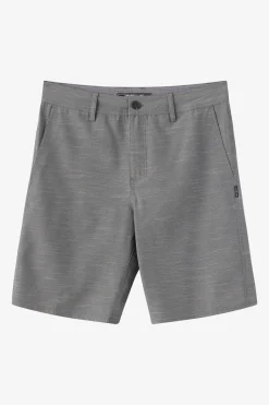 Shorts^O'Neill Portola Slub Check 20"'' Hybrid Shorts - | gargoyle