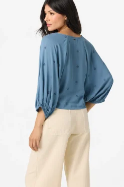 Tops^O'Neill Posie Top - | provincial blue