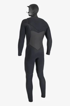 Full Suits^O'Neill Psycho Tech 5.5/4MM Chest Zip W/hood Full - | blk/blk