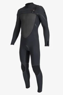 Full Suits^O'Neill Psycho Tech 4/3+MM Chest Zip Full - | blk/blk