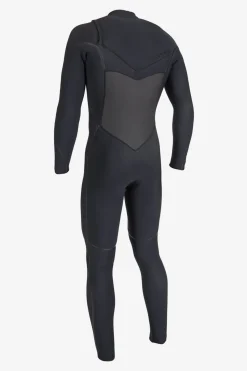 Full Suits^O'Neill Psycho Tech 4/3+MM Chest Zip Full - | blk/blk