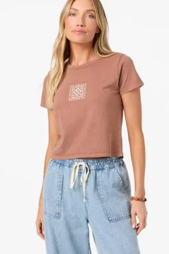 New Arrivals|Graphic Tees & Tanks^O'Neill Radiant Fitted Tee - | carob brown