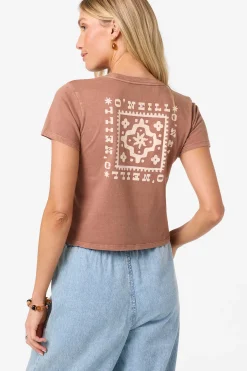 New Arrivals|Graphic Tees & Tanks^O'Neill Radiant Fitted Tee - | carob brown