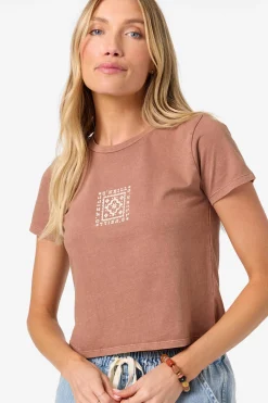 New Arrivals|Graphic Tees & Tanks^O'Neill Radiant Fitted Tee - | carob brown