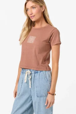 New Arrivals|Graphic Tees & Tanks^O'Neill Radiant Fitted Tee - | carob brown