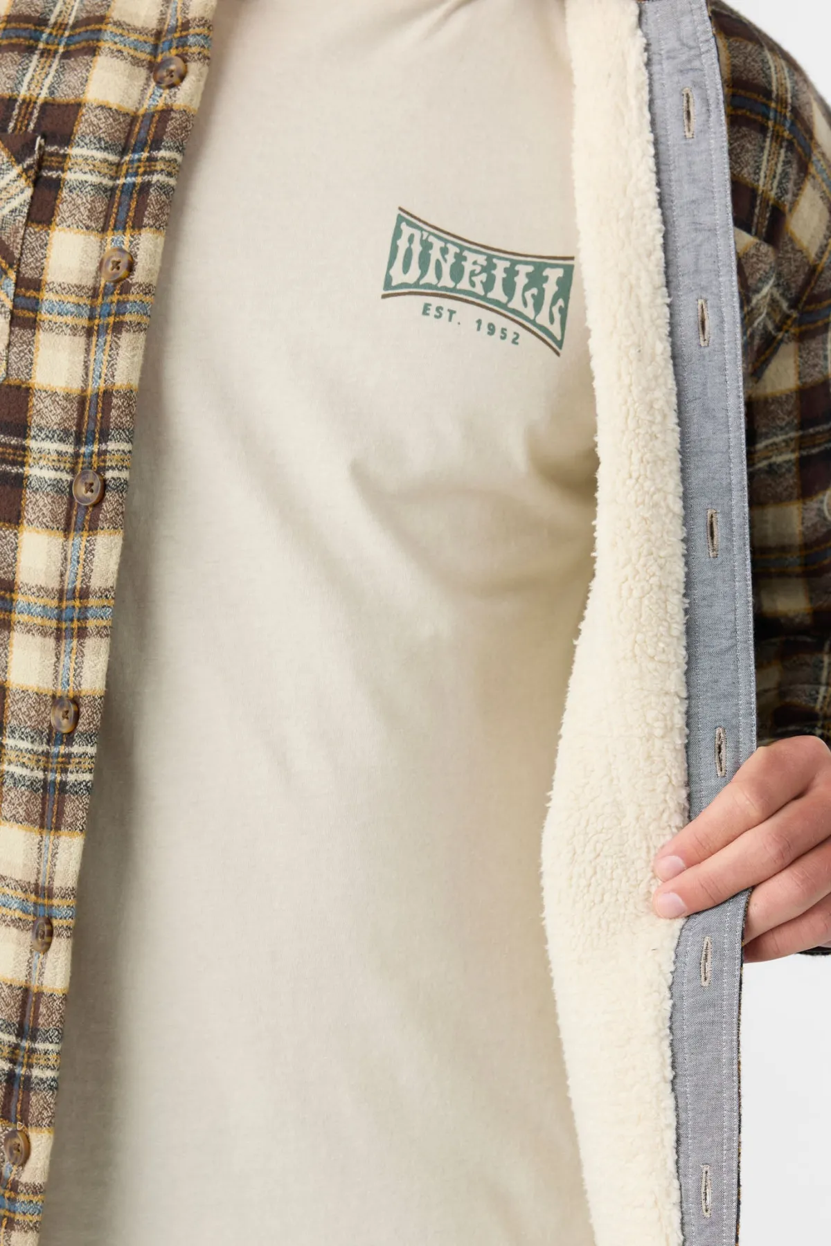Jackets^O'Neill Redmond High Pile Jacket - | lt khaki