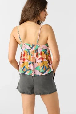 Tops^O'Neill Reeta Cabana Sleeveless Top - | multi clr
