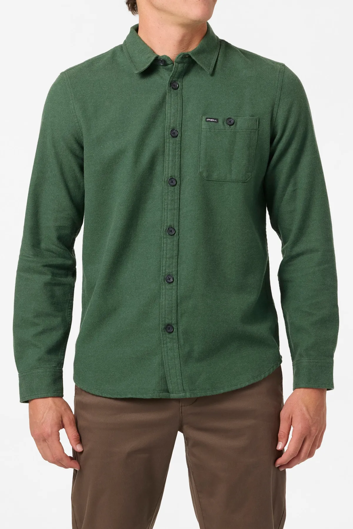 Shirts & Flannels^O'Neill Regent Flannel Standard Fit Long Sleeve Shirt - | cilantro
