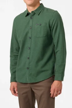 Shirts & Flannels^O'Neill Regent Flannel Standard Fit Long Sleeve Shirt - | cilantro