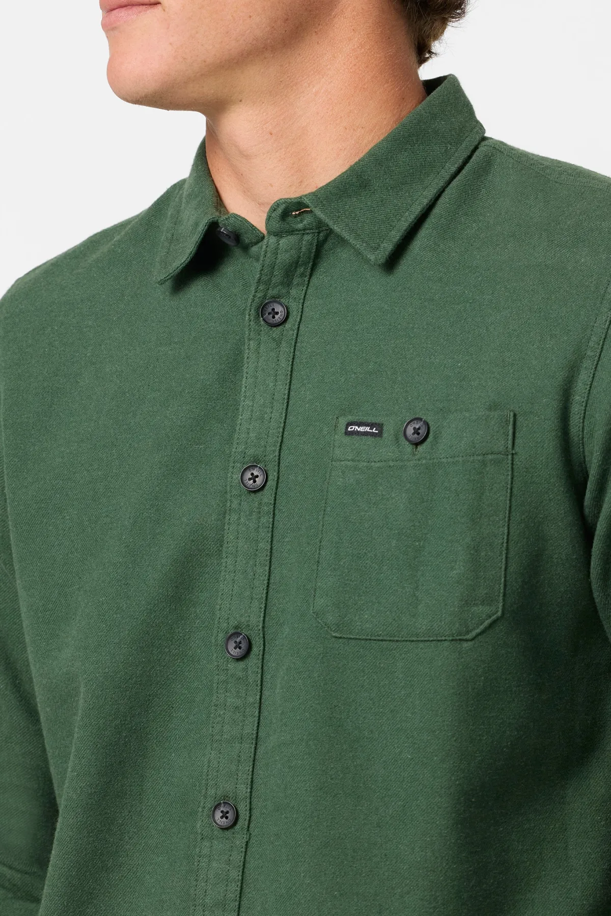 Shirts & Flannels^O'Neill Regent Flannel Standard Fit Long Sleeve Shirt - | cilantro