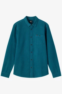 Shirts & Flannels^O'Neill Regent Flannel Standard Fit Long Sleeve Shirt - | dark slate